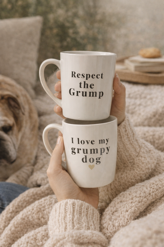 I Love My Grumpy Dog A Latte Mug