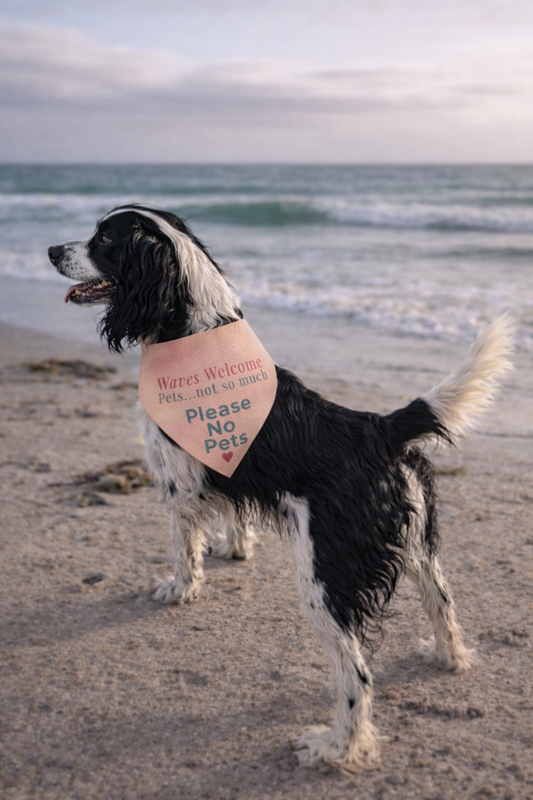 Waves Welcome Dog Bandana